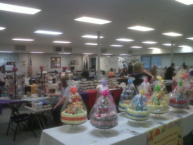 Many vendors selling at the Vienna Volunteer Fire Department Auxiliary harvest bazaar return year after year, as do many of the fair’s customers.