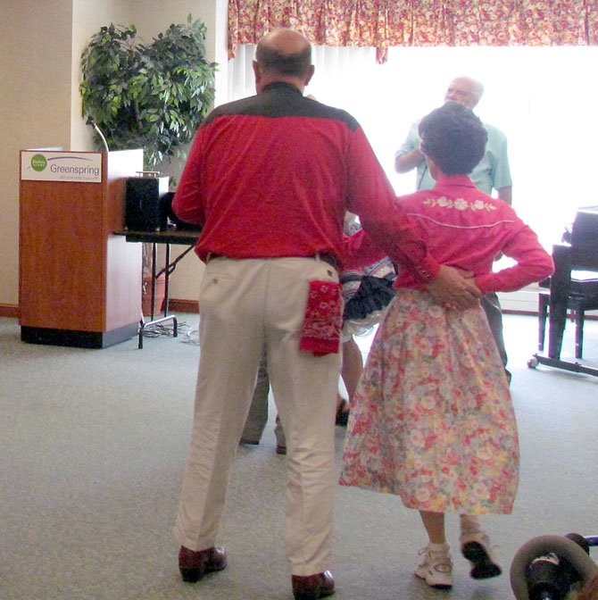 Springfield resident Fred Griffin has been square dancing since high school. Researchers say dancing can improve mental and physical well-being.