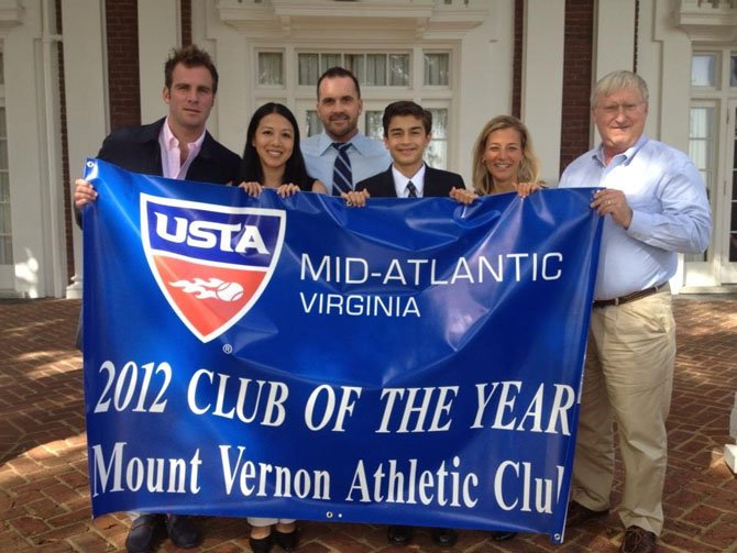 The Mount Vernon Athletic Club wins Club of the Year 2012 during USTA/Virginia Tennis Annual Meeting and Awards Luncheon.