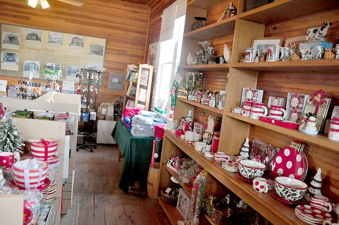 A selection of holiday and farm-related items for sale this holiday season at the Frying Pan Farm Park General Store.