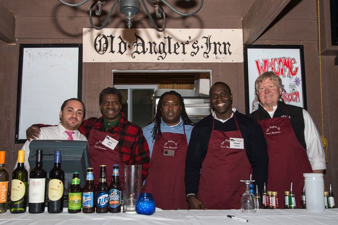 Celebrity bartenders at the SCORE event.
