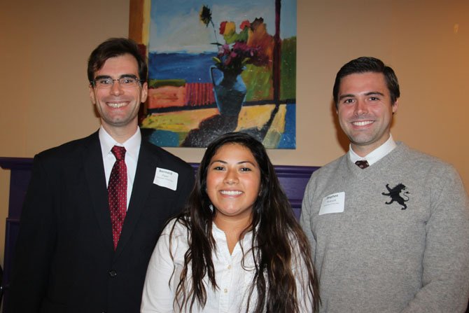 From left: Bernard Piper, Maria Garcia and Stephen Peacock. 