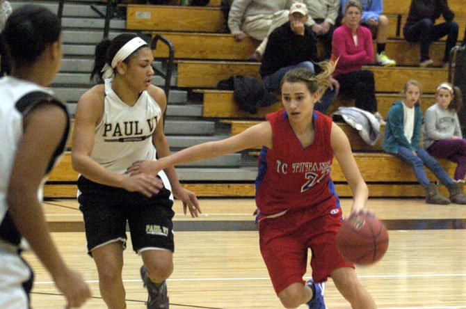 T.C. Williams junior guard Angie Schedler is the Titans’ top perimeter-shooting threat.