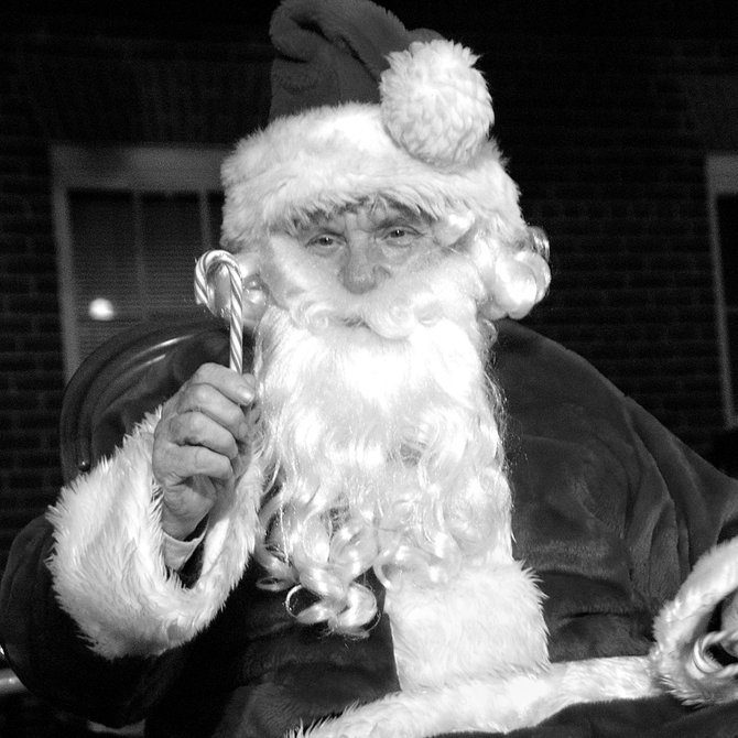 Mike Oliver is Santa's number one helper in Alexandria. 