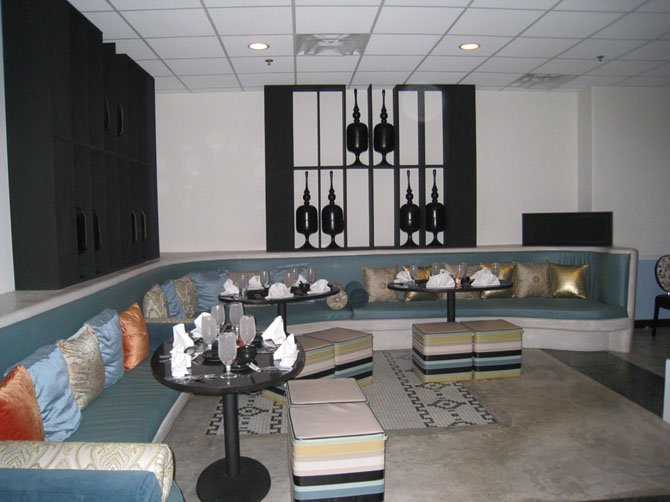 A view of Mazadar Restaurant’s interior.