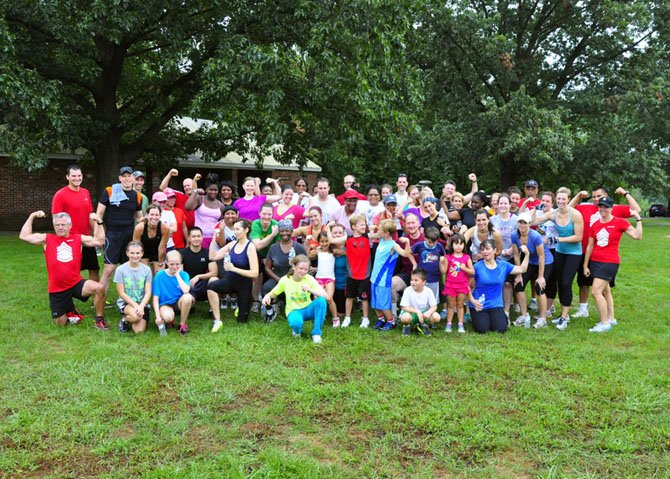 Participants from an earlier “Jolly Fat Man’s Run.”