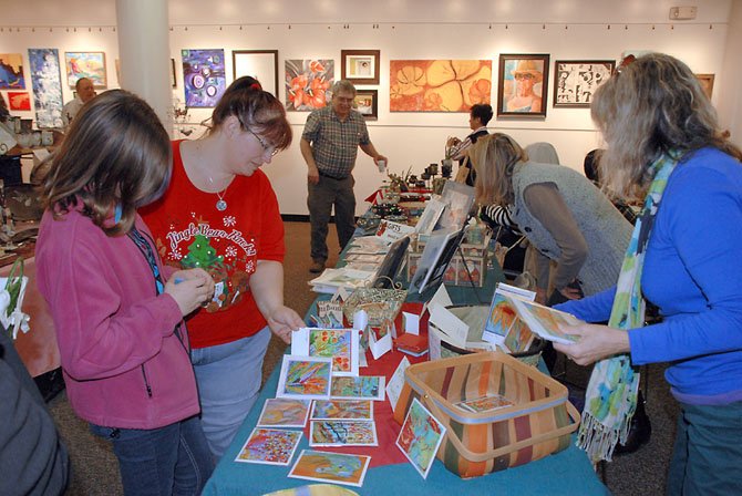 Visitors to Gifts from the HeART were not only able to support local artists with their purchases, but also Reston Interfaith as a portion of all sales went to the local charity organization.