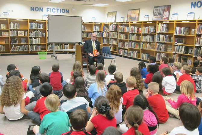 U.S. Rep. Gerry Connolly (D-11) entertained 75 Springfield second-graders during "Read Across America Day" last March to celebrate Dr. Seuss’ birthday at Hunt Valley Elementary School. “He gets an A-plus-plus for being funny," said Madeline Cassidy, 8, who thought Connolly could be a "real" teacher—if that congressional job doesn’t work out. 
