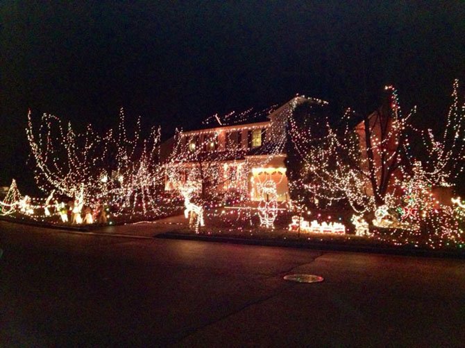 The Bestebreurtje home on Christmas Eve, all decked out for the holidays.