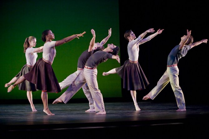 Mark Morris Dance Group performs Mark Morris' “Festival Dance.”