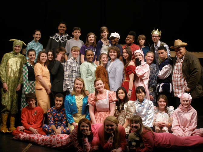 Cast members of Chantilly High’s upcoming children’s show, “Bedtime Stories,” are having fun with their roles.