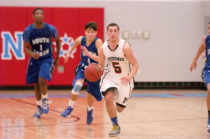 Marshall senior Grant Leibow scored 16 points against South Lakes on Feb. 1.