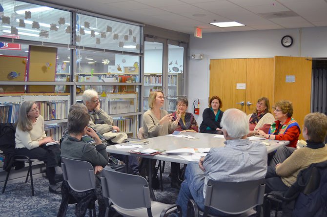 The first meeting of the Duncan Library Poetry Society held on Monday, Feb. 11 at the Duncan Library in Alexandria.