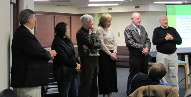 Chuck Doran addresses the West Montgomery County Citizens Association.