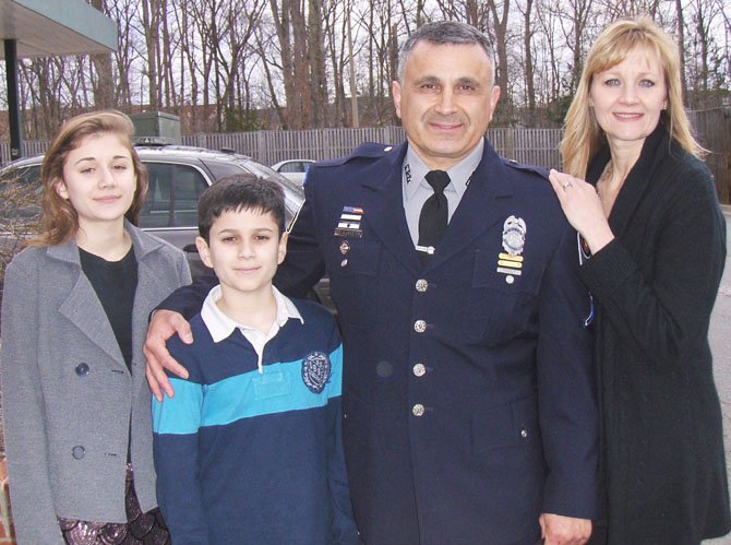 The Akhavan family, (from left) Juliana, Andrew, Rockie and Beverly.

