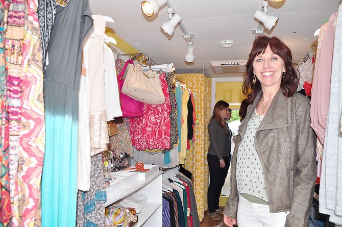 Janet Gonzalez with the Little White Fashion Truck, a mobile women’s fashion boutique. Gonzalez will be traveling around the area in her truck. 