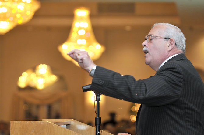 U.S. Rep. Gerry Connelly (D-11) gave the opening remarks at the 2013 Opening Doors Benefit Breakfast in support of FACETS at the Waterford at Fair Oaks on April 25. 