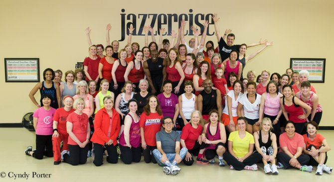 The full Jazzercise of McLean and Tysons Corner group.
