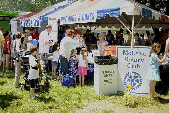 McLean Rotary Club will be the only pizza vendor at the McLean Day celebration.