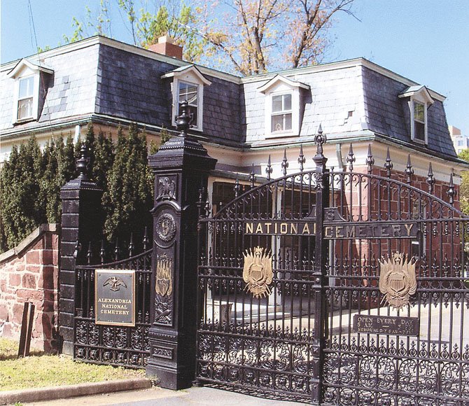 The lodge, Alexandria National Cemetery