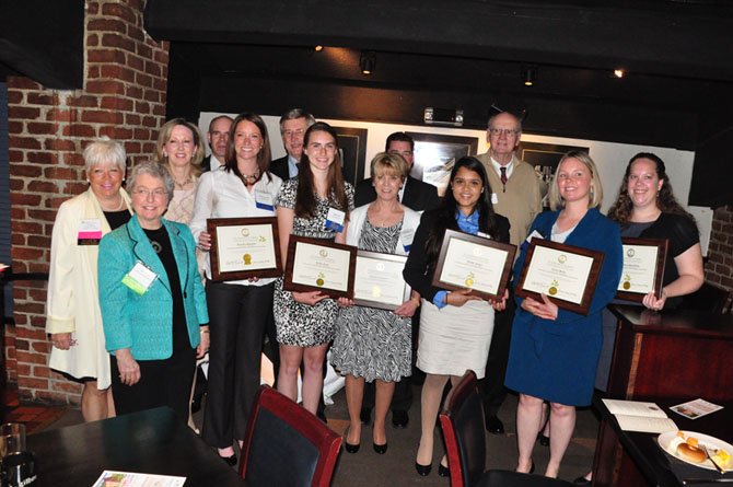 The Greater McLean Chamber of Commerce presented an employee, teacher and student from Langley and McLean High School with their annual education award Thursday, May 9. 