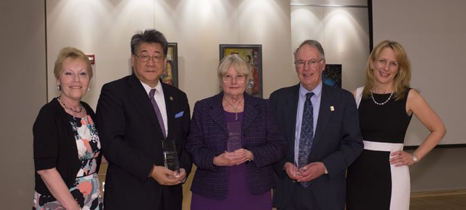 Molina Healthcare From left, Wanda Rixon, director of operations of Molina Healthcare of Virginia; Community Champion award recipients Hank Chao, Ann Louise Lainge Bailey and John Horejsi; Dr. Jean Glossa, medical director of Molina Healthcare of Virginia.