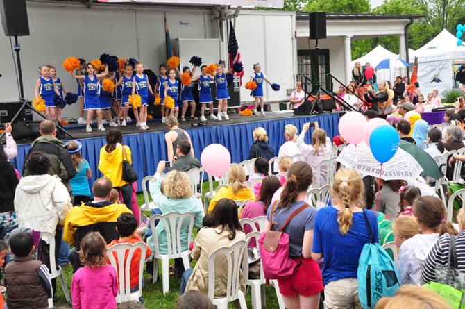 Dancers from the McLean Community Center perform on the main stage during McLean Day Saturday, May 18. 