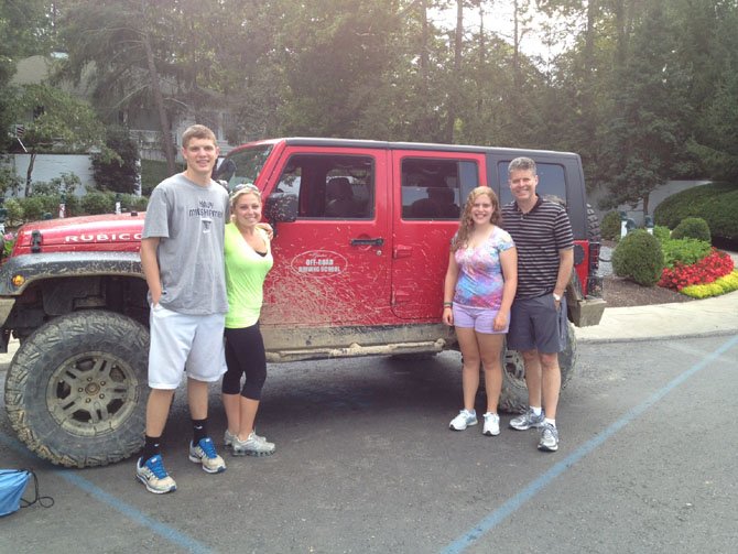 Evan Rosenstock, sister Shelby Lackman, sister Allison Rosenstock and father Howard Rosenstock