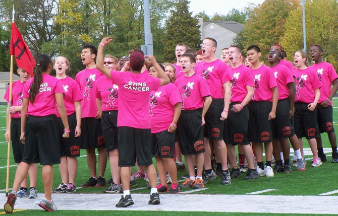 Herndon Naval JROTC cadets participate in the annual George Washington University Field Meet. 