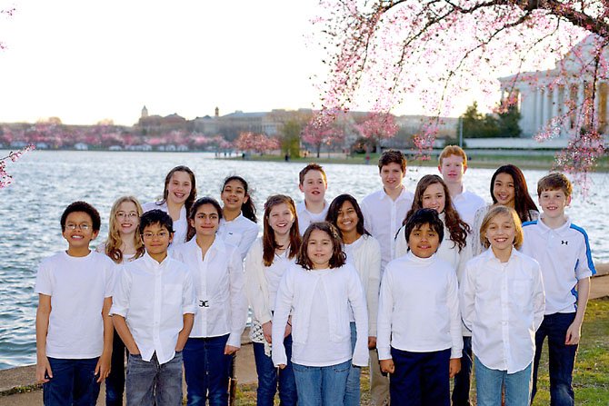 Students in the Japanese Immersion Program at Great Falls Elementary will be spending two weeks in Japan this summer. During their trip, they will present a copy of this photo to Prime Minster Shinzo Abe, who visited Great Falls in 2010. 