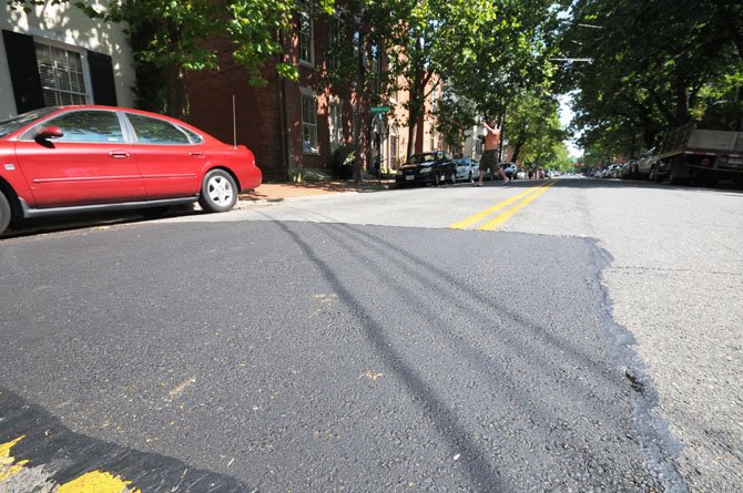 Recent repairs to the 200 block of North Fairfax Street are complete.