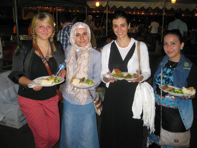 (From left): Nina Fraenkel of Germany, Fariza Madieva of Tajikistan, Yasemin Ay of Turkey and Aisha Telbisoglu of Azerbaijan.