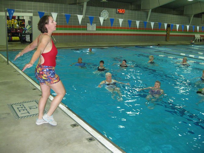 Calla Willett teaches general Deep Water Aerobics classes at the Mount Vernon RECenter.