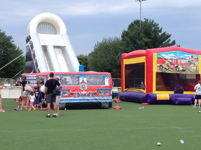 In addition to the wiffle ball tournament, the event features a Kids’ World for children to play.