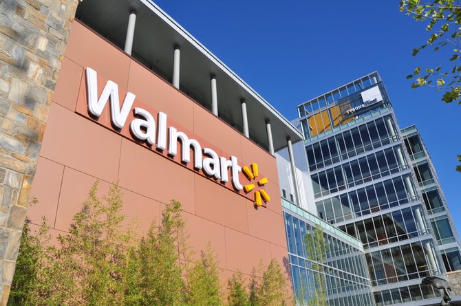 The Walmart in the Tysons West building officially opened Wednesday, Aug. 14. 