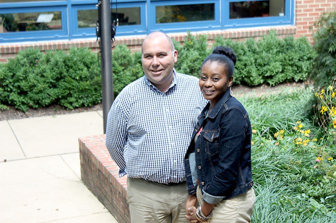 Donald Hutzel, Churchill Elementary School principal (pictured with Assistant Principal Sharon Jones)