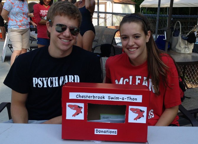 Event organizers Jake Huber and Meagan McArthur are rising seniors at McLean High School.