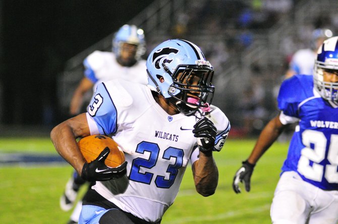 AJ Turner and the Centreville football team beat West Potomac 51-7 on Aug. 29.