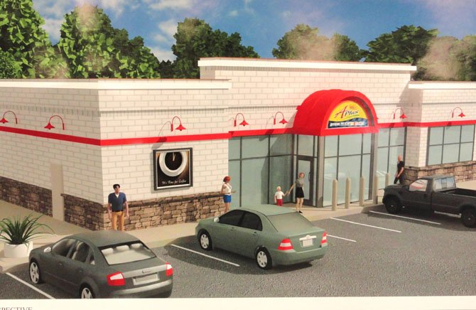 An artist’s rendition of Sunoco’s proposed new convenience store.
