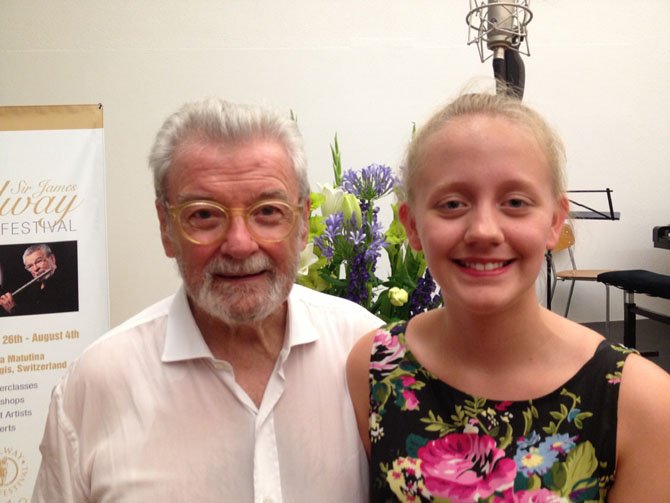 Sir James Galway called flutist Emma Resmini a “rising star” when they met in Switzerland at Galway's master class.
