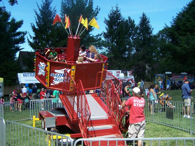 The Sandstorm Ride is a hit at the Burke Centre Festival.