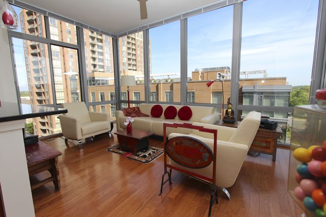 A home in the Midtown at Reston Town Center, one of the stops on this year’s Reston Home Tour. 
