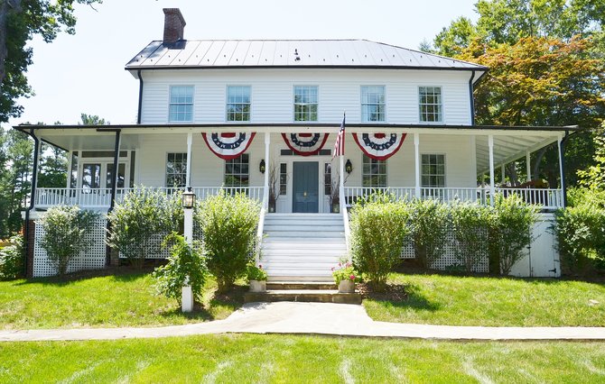 “Langley Ordinary,” an 1842 public meeting house on Chain Bridge Road that has links to the Civil War.