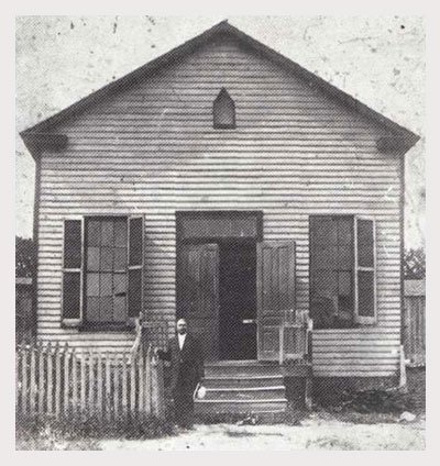 Shiloh Baptist Church’s original building.