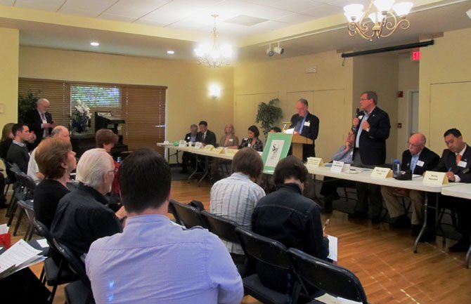 A slate of candidates, both incumbents and challengers vying for seats in Virginia’s state legislature attended a candidates’ forum at the Vienna American Legion Post 180 on Saturday, Sept. 28 to talk social justice issues. 
