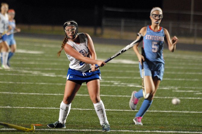 South Lakes junior Aly McCarty scored the lone goal during a 1-0 victory against Marshall on Sept. 30.