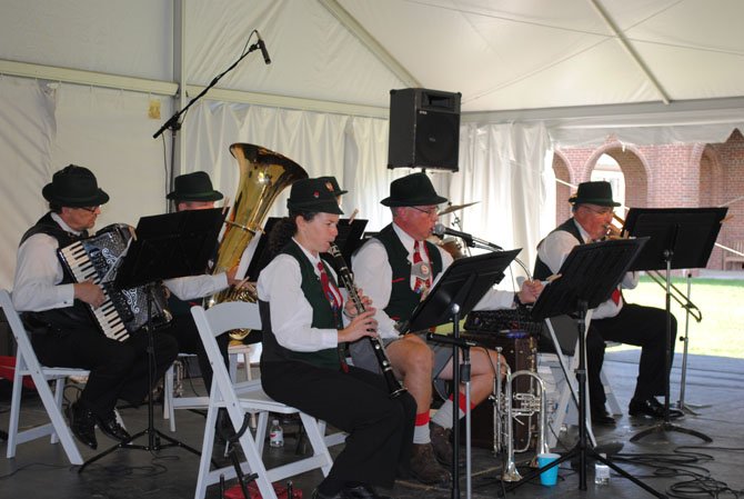 The 27th annual Oktoberfest fundraiser hosted by Sharon Bulova, chairman of the Fairfax County Board of Supervisors, featured a traditional German oompah band, German beer and wine and tours of the Lorton Workhouse Arts Center.