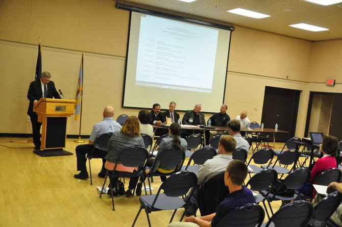 Supervisor John Foust (D-Dranesville) and the McLean Citizens Association hosted a discussion of the ramifications of the 2012 derecho. 