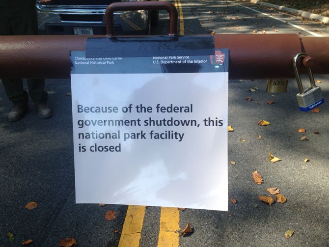 Great Falls Park will be closed during the federal government shutdown.
