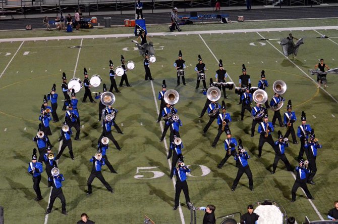 Fairfax High’s band and color guard won top honors at Saturday’s Bands of America event.